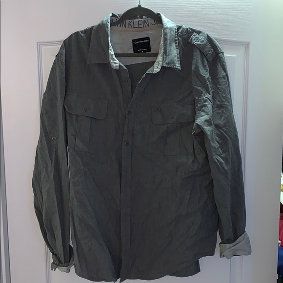 Calvin Klein Jeans XL Button Down Shirt - Picture 2 of 5